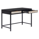 LH Home Rattan Desk - Ebony
