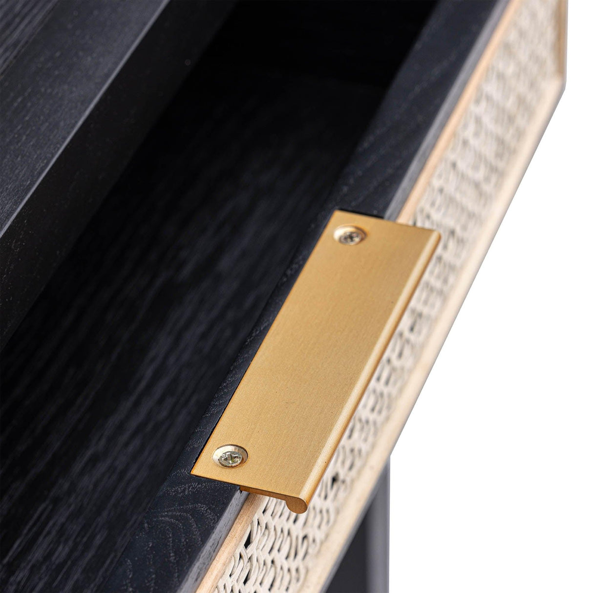 LH Home Rattan Desk - Ebony