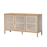 LH Home Rattan 3 Door Sideboard - Natural