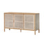 LH Home Rattan 3 Door Sideboard - Natural