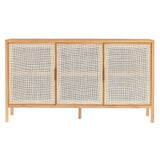 LH Home Rattan 3 Door Sideboard - Natural
