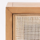 LH Home Rattan 3 Door Sideboard - Natural