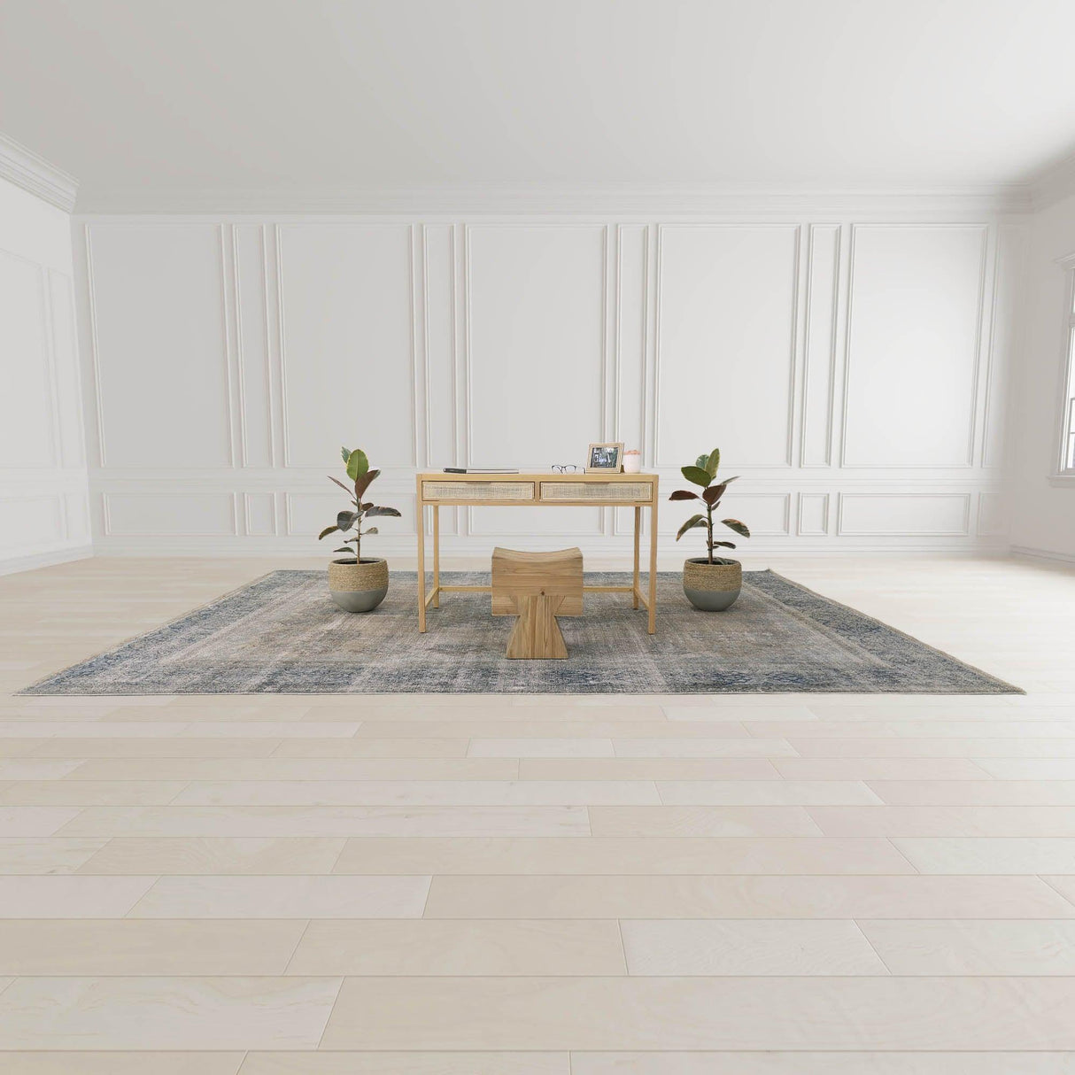 LH Home Rattan Desk - Natural