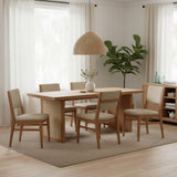 LH Home Rattan Dining Table - Natural