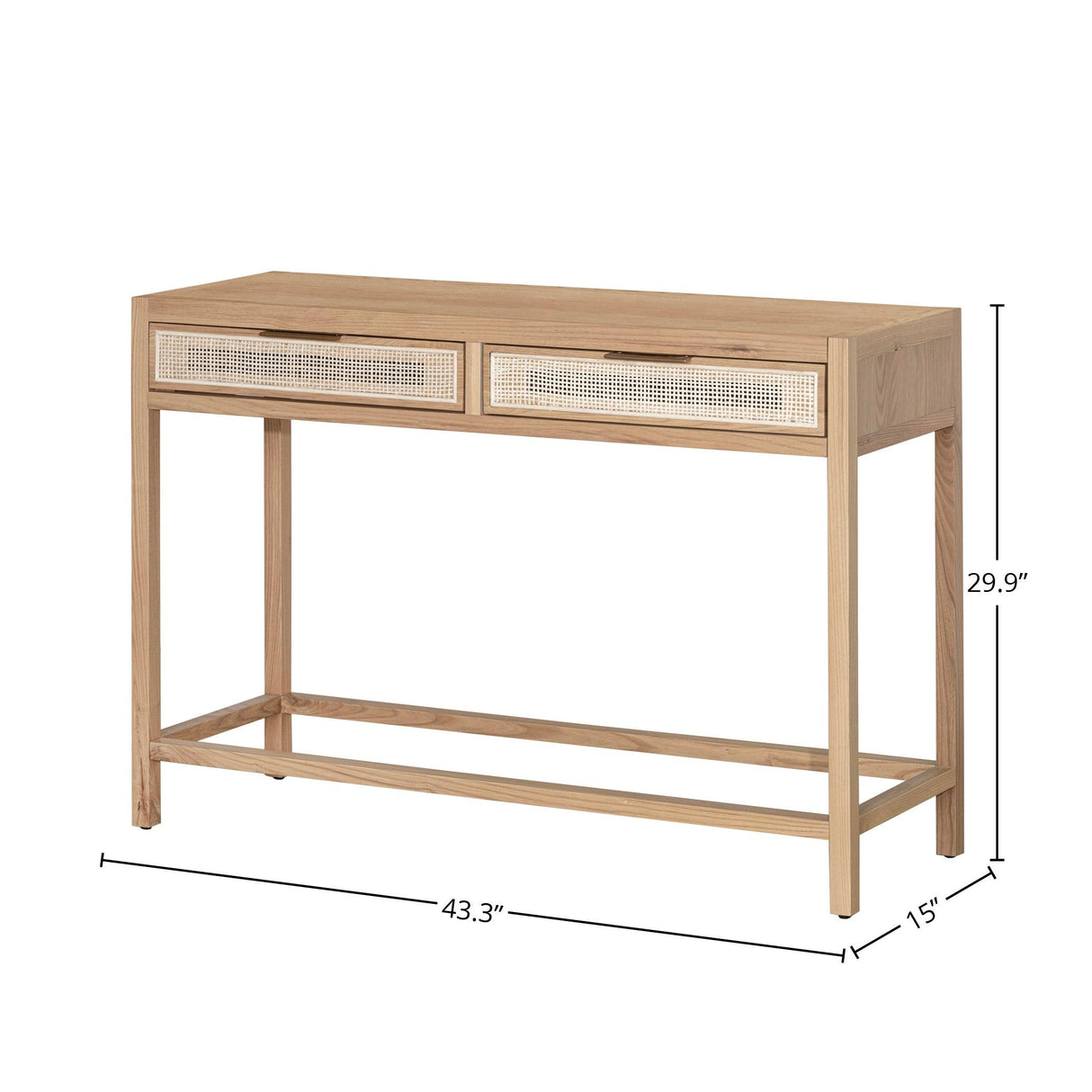 LH Home Rattan Console Table - Natural