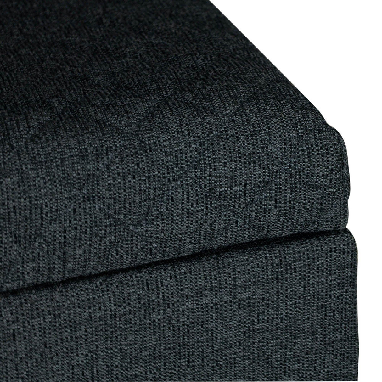 LH Home Reece Storage Bench - Charcoal Grey