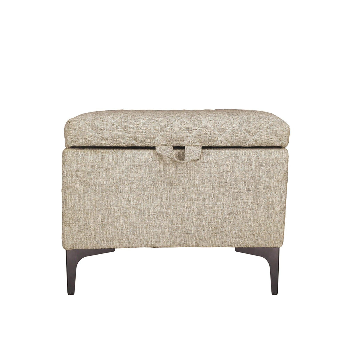 LH Home Reece Storage Ottoman - Tan