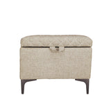LH Home Reece Storage Ottoman - Tan