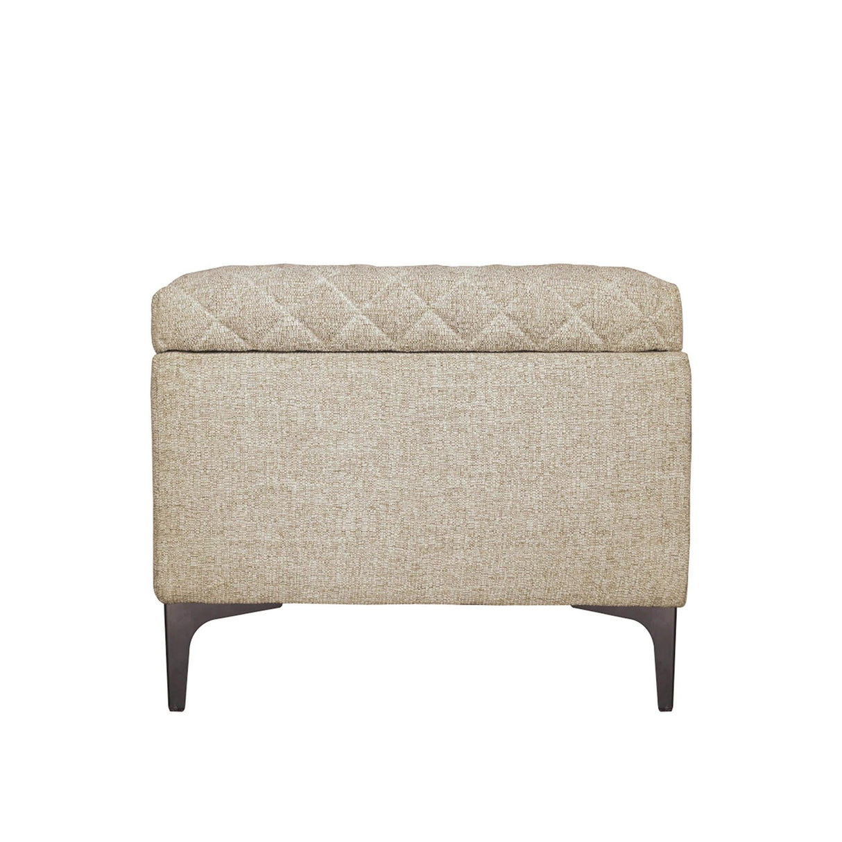 LH Home Reece Storage Ottoman - Tan