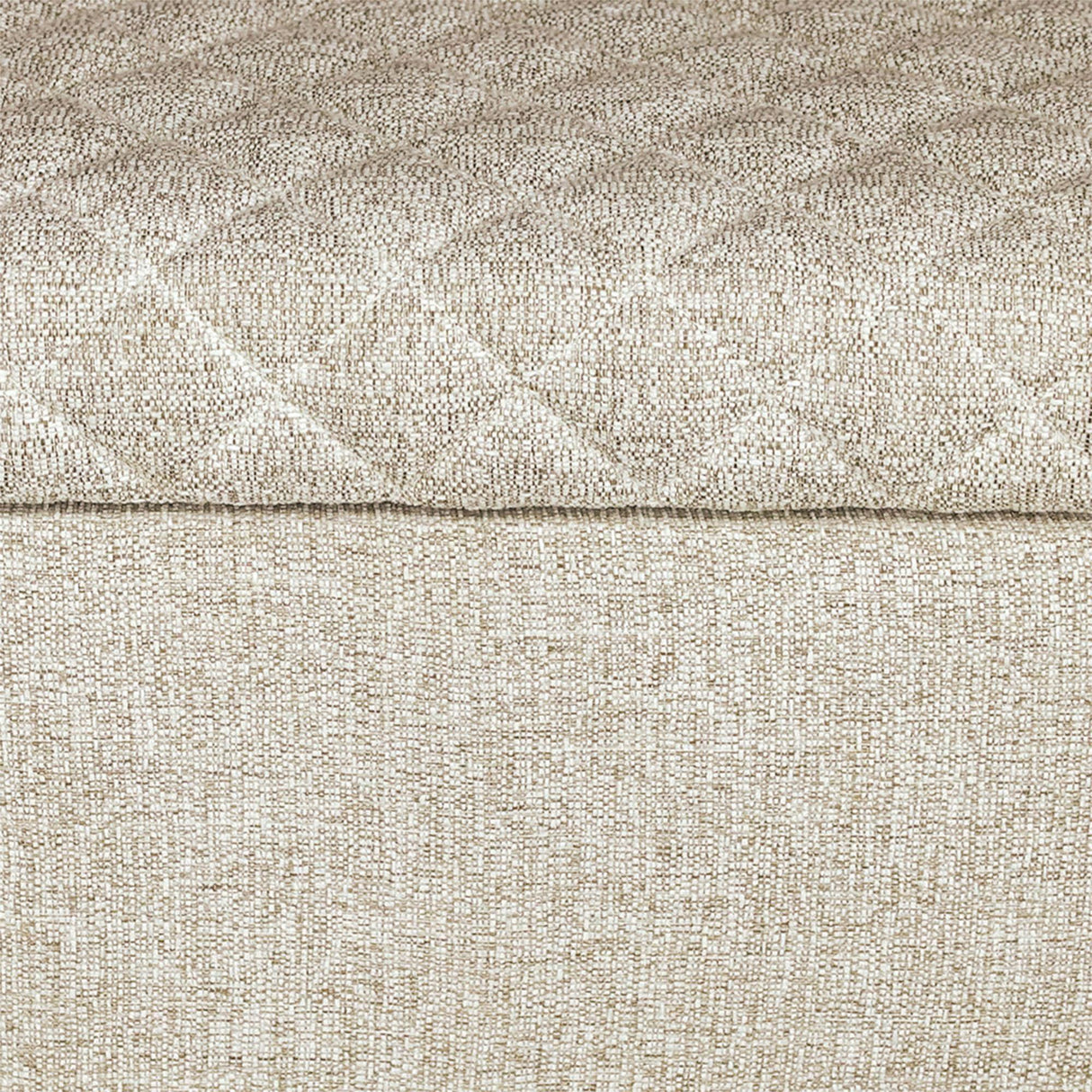 LH Home Reece Storage Ottoman - Tan