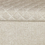 LH Home Reece Storage Ottoman - Tan