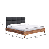 LH Home Remix King Bed - Grey