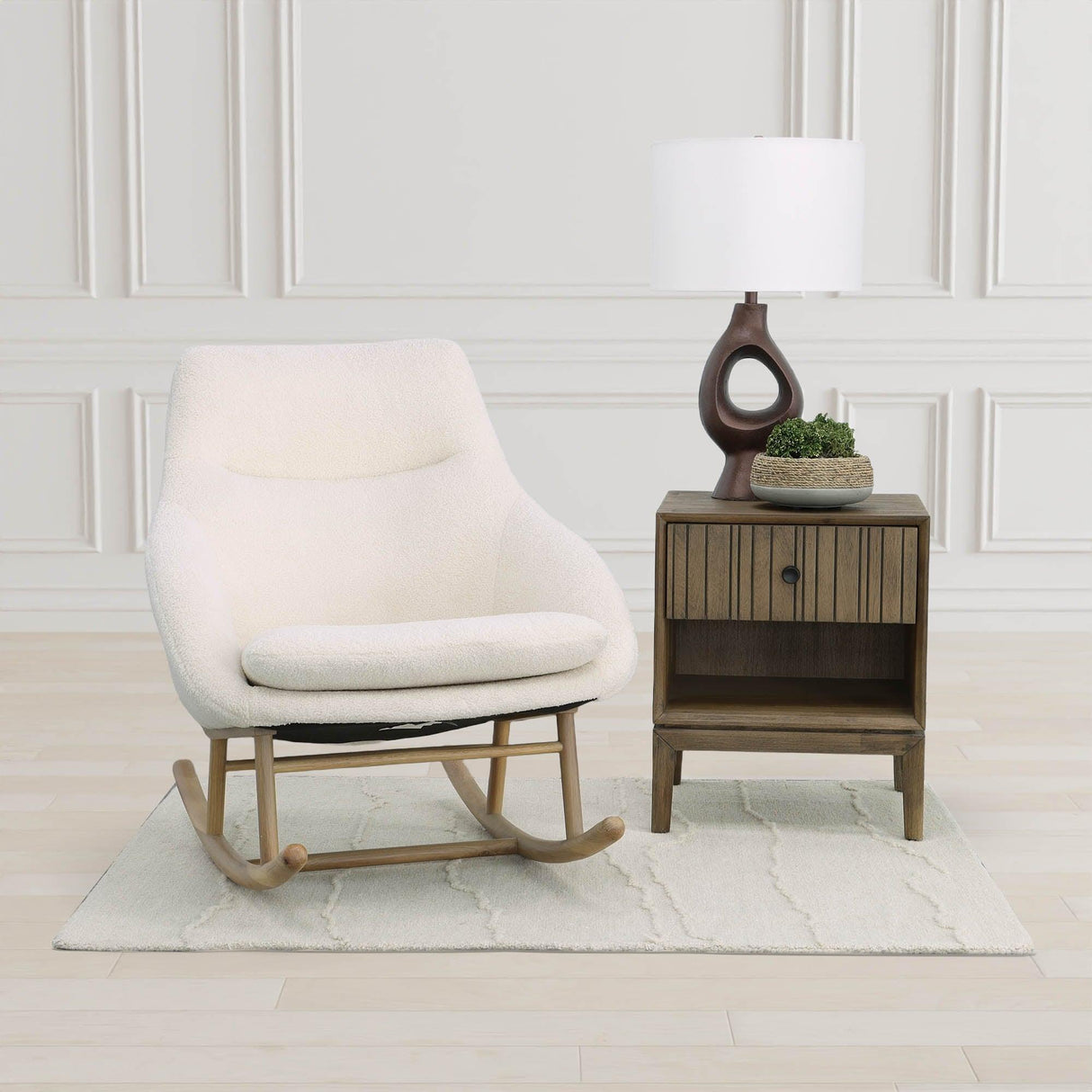 LH Home Las Vegas Rocker Club Chair