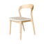 LH Home Rotondo Dining Chair - Natural Frame