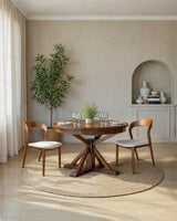 LH Home Rotondo Dining Chair - Walnut Brown