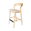 LH Home Rotondo Counter Stool - Natural Frame