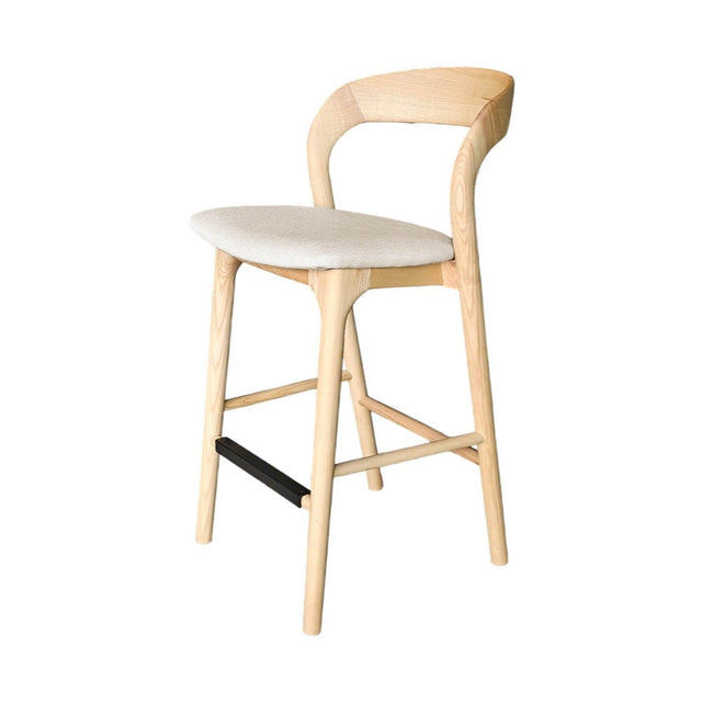LH Home Rotondo Counter Stool - Natural Frame