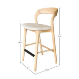 LH Home Rotondo Counter Stool - Natural