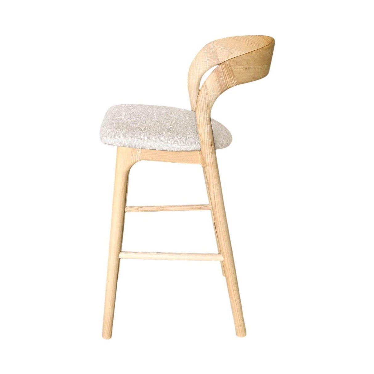 LH Home Rotondo Counter Stool - Natural Frame