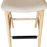 LH Home Rotondo Counter Stool - Natural Frame