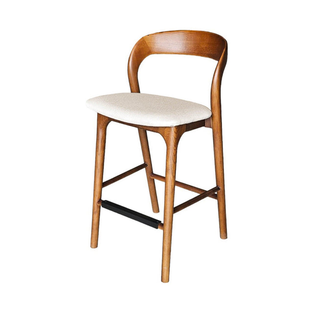 LH Home Rotondo Counter Stool - Walnut Frame