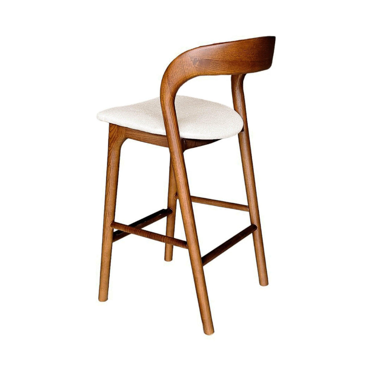 LH Home Rotondo Counter Stool - Walnut Brown