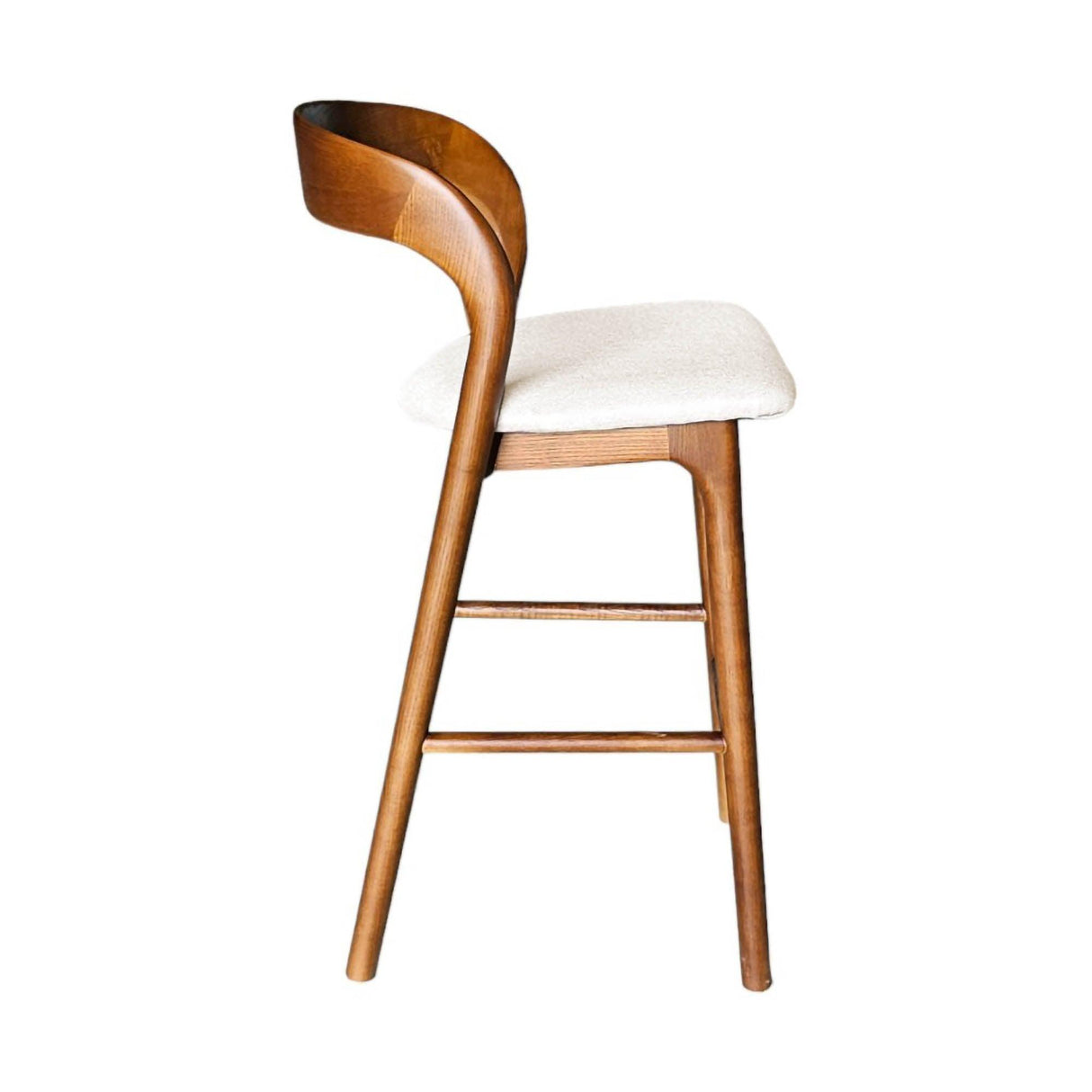 LH Home Rotondo Counter Stool - Walnut Frame