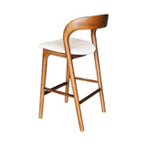 LH Home Rotondo Counter Stool - Walnut Frame