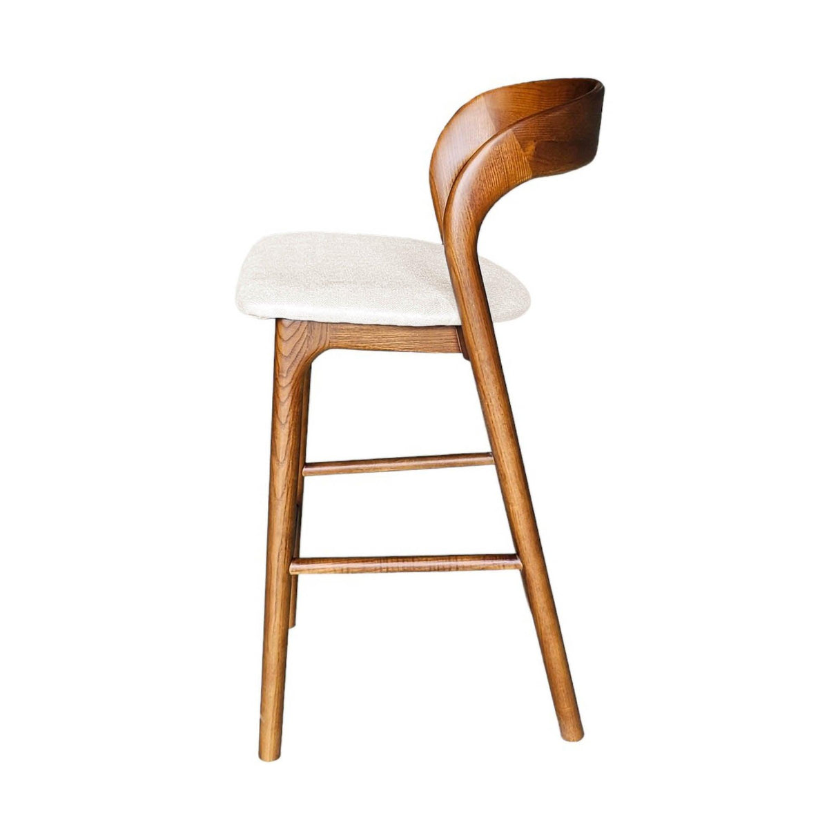 LH Home Rotondo Counter Stool - Walnut Frame