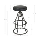 LH Home Bowie Stool - Black
