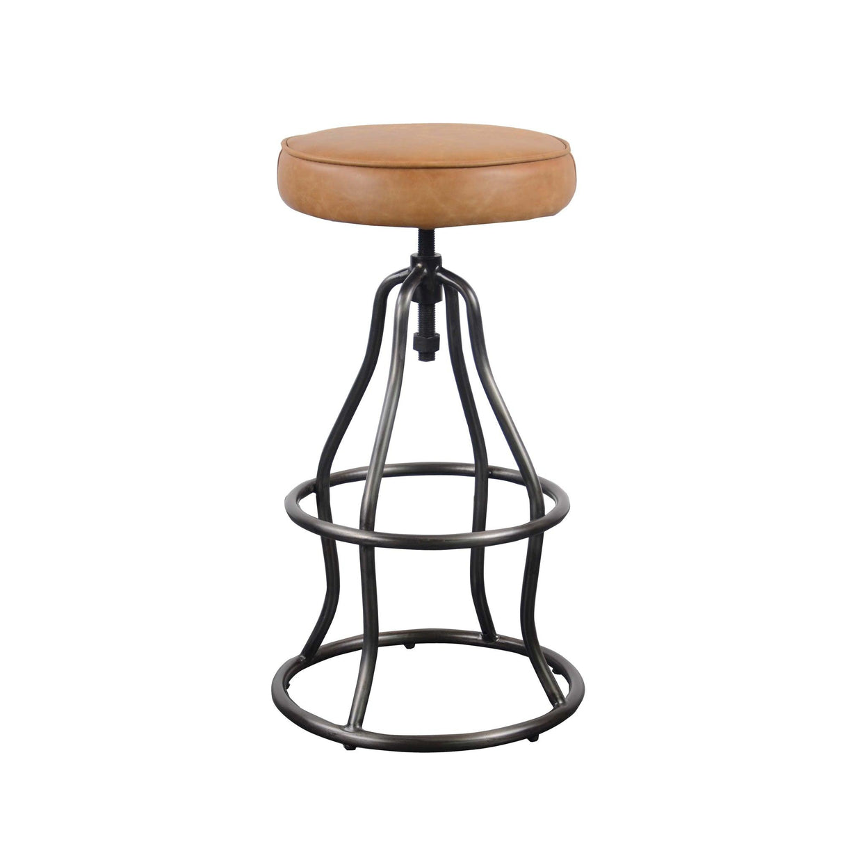 LH Home Bowie Stool - Cognac Leather
