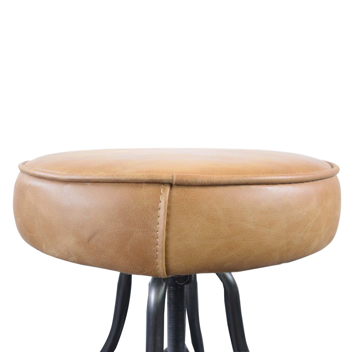 LH Home Bowie Stool - Cognac Leather