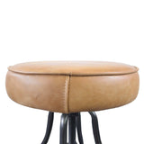 LH Home Bowie Stool - Cognac Leather