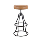 LH Home Bowie Stool - Cognac