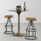 LH Home Bowie Stool - Cognac Leather