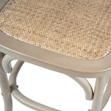 LH Home Cross Back Fixed Counter Stool - Sundried