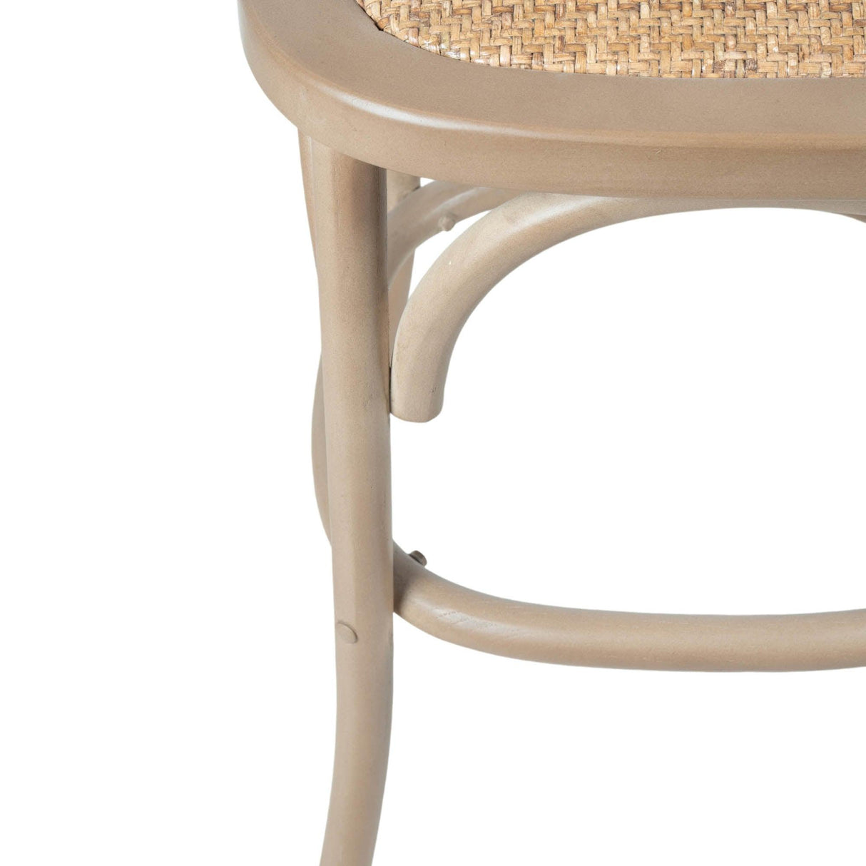 LH Home Cross Back Fixed Counter Stool - Sundried