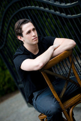 LH Home Cross Back Chair w/ Rattan Seat - Brown