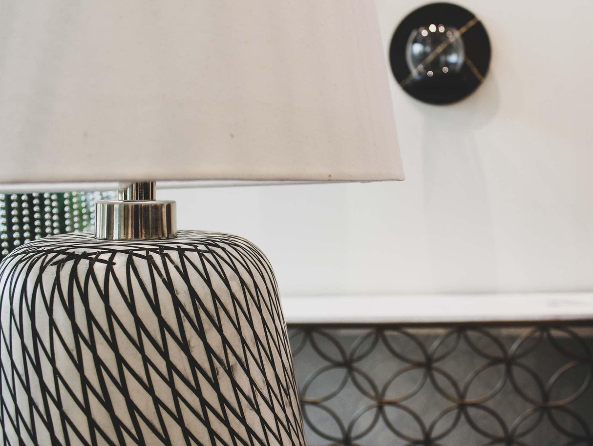 LH Home Skye Swirl Lamp