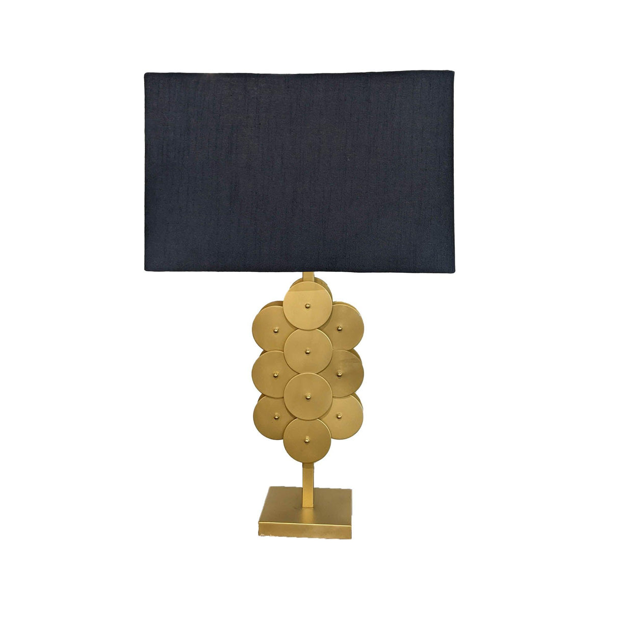 LH Home Skye Brass Disc Lamp