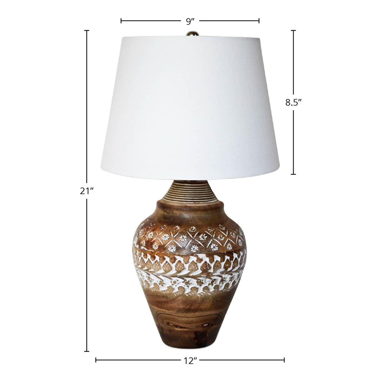 LH Home Skye Antique Lamp