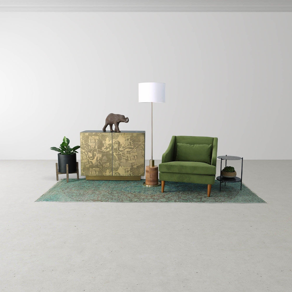LH Home Skye Contemporary Standing Lamp