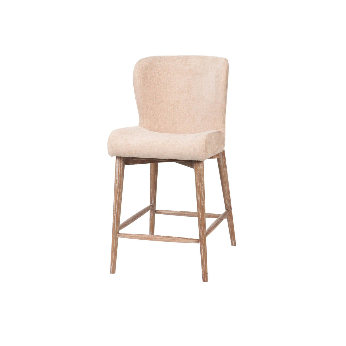 LH Home Uffizi Counter Stool - Champagne Chenille