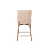 LH Home Uffizi Counter Stool - Champagne Chenille