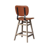 LH Home Fraser Counter Stool - Tan Brown