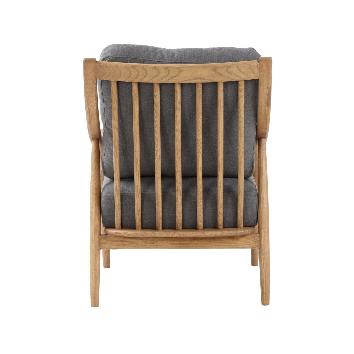 LH Home Kinsley Club Chair - Stormy Grey/Natural Frame