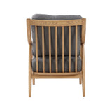 LH Home Kinsley Club Chair - Stormy Grey/Natural Frame