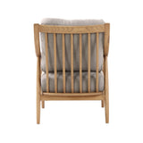 LH Home Kinsley Club Chair - Light Linen/ Natural Frame