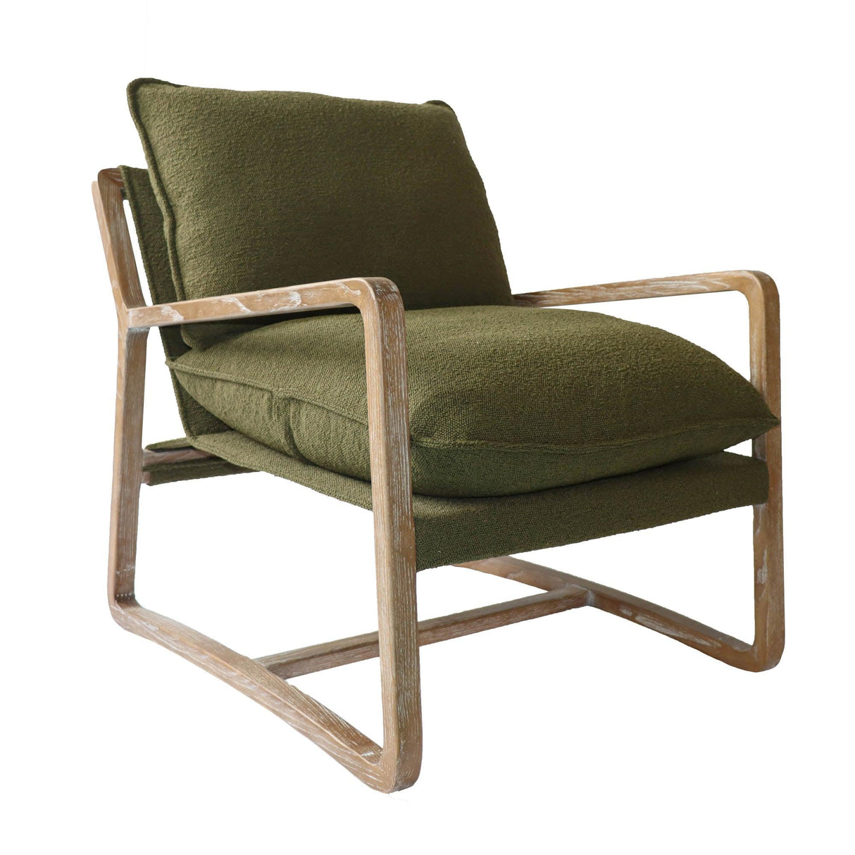 LH Home Huntington Club Chair - Moss Boucle
