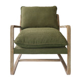 LH Home Huntington Club Chair - Moss Boucle
